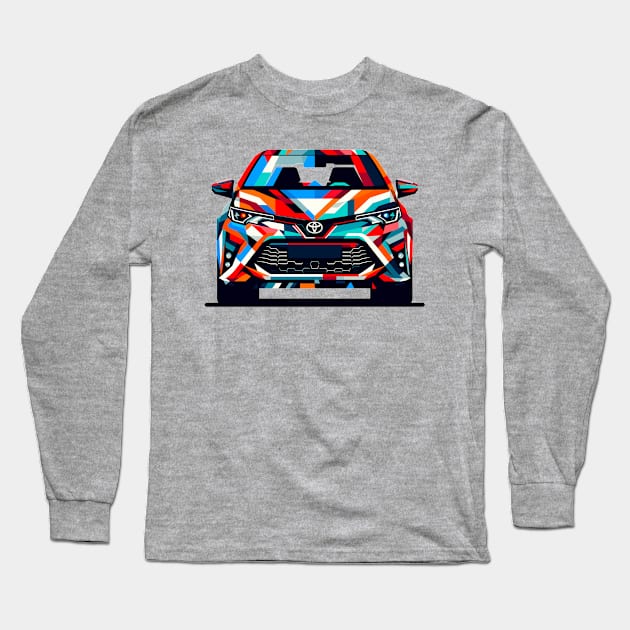 Toyota Corolla Long Sleeve T-Shirt by Vehicles-Art